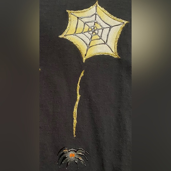 Vintage 80s Halloween spiders and webs, men’s T-shirt size XXL - Picture 8 of 10